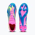PUMA Ultra Match Energy FG/AG men's football boots luminous pink/yellow alert/ultra blue 14