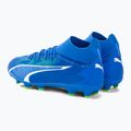 PUMA Ultra Pro FG/AG Jr children's football boots ultra blue/puma white/pro green 3