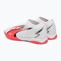 PUMA Ultra Match LL IT + Mid Jr children's football boots puma white/puma black/fire orchid 3