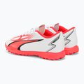 PUMA Ultra Play TT Jr children's football boots puma white/puma black/fire orchid 3