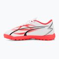 PUMA Ultra Play TT Jr children's football boots puma white/puma black/fire orchid 10