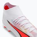 PUMA Ultra Pro FG/AG Jr children's football boots puma white/puma black/fire orchid 8