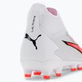 PUMA Ultra Pro FG/AG Jr children's football boots puma white/puma black/fire orchid 9