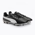 Men's football boots PUMA King Match FG/AG puma black/puma white 4