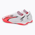 Men's PUMA Ultra Match IT football boots puma white/puma black/fire orchid 3