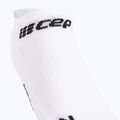 CEP Men's Compression Running Socks 4.0 No Show White 4