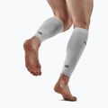 Men's calf compression bands CEP Ultralight carbon white 5