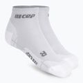 CEP Ultralight Low Cut carbon white men's compression running socks