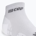 CEP Ultralight Low Cut carbon white men's compression running socks 4