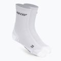 CEP Ultralight Short carbon white men's compression running socks