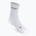 CEP Ultralight Short carbon white men's compression running socks 4