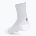 CEP Ultralight Short carbon white men's compression running socks 5