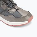 KangaROOS K-PE Ski RTX steel grey / dusty rose junior snow boots 7