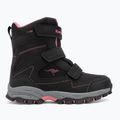 KangaROOS K-Robi KTX jet black/daisy pink children's snow boots 2