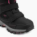 KangaROOS K-Robi KTX jet black/daisy pink children's snow boots 5
