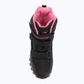KangaROOS K-Robi KTX jet black/daisy pink children's snow boots 7