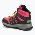 Kappa Boxford Mid Tex pink/yellow children's shoes 3