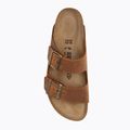 BIRKENSTOCK Arizona LEOI Narrow cognac slides 5