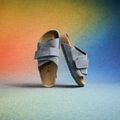 BIRKENSTOCK Kyoto LENB/LEVE Narrow flip-flops basalt gray 4