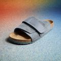 BIRKENSTOCK Kyoto LENB/LEVE Narrow flip-flops basalt gray 5