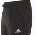 Men's adidas Essentials Small Logo Woven Cargo Trousers 7/8 black 3