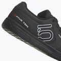 Men's adidas FIVE TEN Freerider Pro core black/cloud white/cloud white platform cycling shoes 6