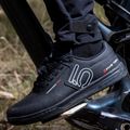 Men's adidas FIVE TEN Freerider Pro core black/cloud white/cloud white platform cycling shoes 8
