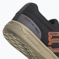 Women's platform cycling shoes adidas FIVE TEN Freerider Pro Canvas W grey six/grey four/impact orange 13