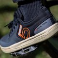 Women's platform cycling shoes adidas FIVE TEN Freerider Pro Canvas W grey six/grey four/impact orange 15