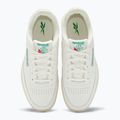 Reebok Club C chalk/chalk/glegrn children's shoes 5