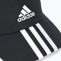 adidas Baseball 3-Stripes Cotton Twill black/ white baseball cap 3