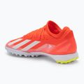 Men's adidas X Crazyfast League TF football boots solar red/cloud white/team solar yellow 3