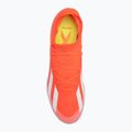 Men's adidas X Crazyfast League TF football boots solar red/cloud white/team solar yellow 4