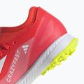 Men's adidas X Crazyfast League TF football boots solar red/cloud white/team solar yellow 10