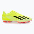 Men's adidas X Crazyfast Club FxG team football boots solar yellow/core black/cloud white 2