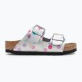 BIRKENSTOCK children's flip-flops Arizona BF Narrow electric metallic dots silver 2