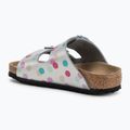 BIRKENSTOCK children's flip-flops Arizona BF Narrow electric metallic dots silver 3