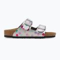 BIRKENSTOCK children's flip-flops Arizona BF Narrow electric metallic dots silver 2