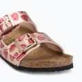 Children's slides BIRKENSTOCK Arizona Birko-Flor Narrow electric metallic copper hearts 7
