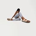 Slides BIRKENSTOCK Arizona Flex Platform Birko-Flor sandcastle 6