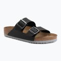 Slides BIRKENSTOCK Arizona Birko-Flor black/light gray