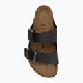 Slides BIRKENSTOCK Arizona Birko-Flor black/light gray 5