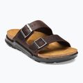 Men's slides BIRKENSTOCK Arizona Crosstown Oiled Leather Regular habana/black