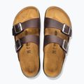Men's slides BIRKENSTOCK Arizona Crosstown Oiled Leather Regular habana/black 4