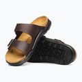 Men's slides BIRKENSTOCK Arizona Crosstown Oiled Leather Regular habana/black 5
