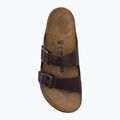 Men's slides BIRKENSTOCK Arizona Crosstown Oiled Leather Regular habana/black 5