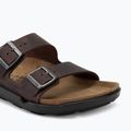 Men's slides BIRKENSTOCK Arizona Crosstown Oiled Leather Regular habana/black 7
