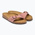 Women's slippers BIRKENSTOCK Madrid Birkibuc Narrow pink clay 3