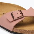 Women's slippers BIRKENSTOCK Madrid Birkibuc Narrow pink clay 6