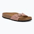 Women's slippers BIRKENSTOCK Madrid Birkibuc Narrow pink clay
